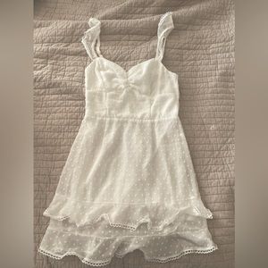 Lucy In the Sky White Mini Dress